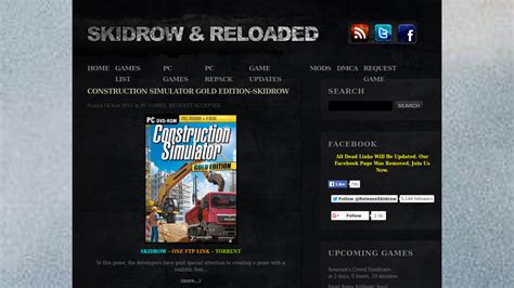 reloaded skidrow games safe reddit